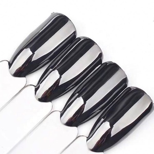 2020 Offre Spéciale Professionnel Miroir Magique <span class=keywords><strong>Noir</strong></span> Poudre De Paillettes À Ongles Brillant Chrome Pigment - Product Image 1