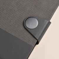 Bloc-notes à couture à boucle de haute qualité en cuir souple Enterprise Business Notebook A5 Simple Notepad Logo imprimable.