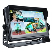 Système de gestion de flotte intelligent 10,1'' 5CH 1080P AI ADAS DMS avec 4G GPS WIFI pour camions, bus, engins miniers et machines lourdes
