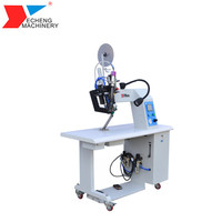 Machine de scellage à ruban thermique à aiguille unique programmable à plat pour le collage de chaussures imperméables avec fonction d'alimentation en ruban