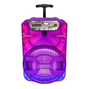 Caja de sonido grande de 8 pulgadas original personalizada de fábrica, caja de sonido potente, altavoz con carro, altavoz de fiesta para USB/Micro SD/<span class=keywords><strong>Radio</strong></span> FM - Product Image 3