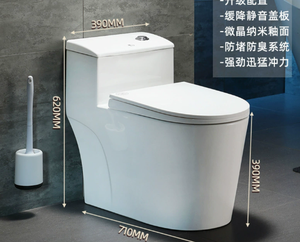 สุขภัณฑ์ชิ้นเดียวแบบ Washdown สำหรับห้องน้ำในบ้าน - Product Image 4