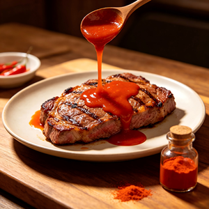 Colorante Alimentario Rojo Natural en Polvo, Extracto de Pimentón <span class=keywords><strong>E160c</strong></span> para Salchichas, Carne, Condimento, Aplicación como Colorante Alimentario - Product Image 3