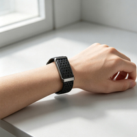 Bracelet intelligent sans écran personnalisé, moniteur de fréquence cardiaque 24h/24, suivi du sommeil, SpO2, tension artérielle, étanche 1ATM, SDK gratuit pour les sports de plein air