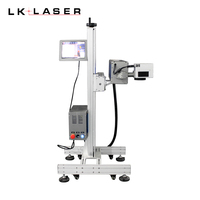 Machine d'impression laser de marquage laser CO2 en ligne volante