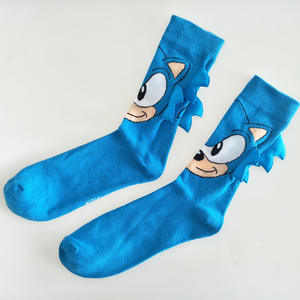 Chaussettes hautes à motif licorne et <span class=keywords><strong>Sonic</strong></span>, unisexe, en coton, pour le sport, vente chaude - Product Image 3