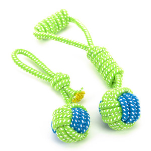 Hoopet Jouet à mâcher pour chien en corde, balle en coton nouée, fournitures pour animaux de compagnie d'intérieur, 40g - Product Image 2