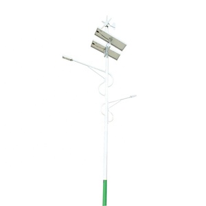 ไฟถนนพลังงานแสงอาทิตย์แบบไฮบริด 60w ไฟถนน LED พลังงานแสงอาทิตย์, ไฟถนน LED คู่ 40W - Product Image 4