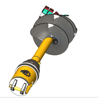 Tarière de forage de trous de poteaux professionnelle pour excavatrice, à entraînement par boîte de vitesses, haute technologie, pour le forage de roches, à bon prix