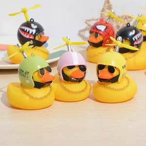 Petites cloches de vélo de canard jaune, usine, guidon de vélo de montagne, phare de vélo, klaxon de moteur, <span class=keywords><strong>casque</strong></span> de vélo, cyclisme - Product Image 3