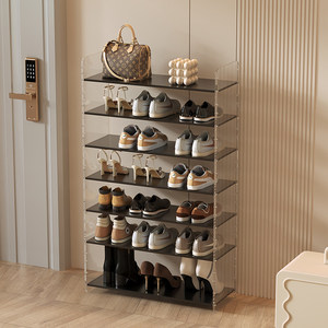 Armoire <span class=keywords><strong>de</strong></span> rangement <span class=keywords><strong>ouverte</strong></span> en acrylique, idéale pour tous types <span class=keywords><strong>de</strong></span> chaussures, vitrine anti-oxydation et anti-poussière pour articles ménagers - Product Image 2