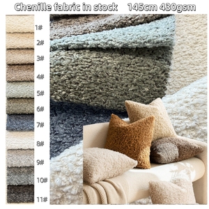 Pronto para Envio Tecido de Estofamento Vintage 100% Poliéster Chenille para Têxteis de Casa Móveis Sofá Brinquedos Acessórios - Product Image 6