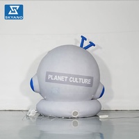 Mascotte gonflable géante personnalisée de robot astronaute, figurine gonflable de célébrité pour festival, spectacle en direct, activité extérieure, décoration