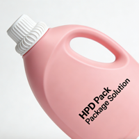 Seau vide en plastique HDPE 200 ml pour détergent à lessive, avec bouchon à vis, personnalisable en couleur, anti-UV – Vente chaude
