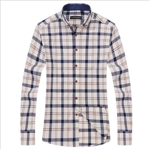 <span class=keywords><strong>Camicia</strong></span> a Quadri in Flanella Spazzolata 100% Cotone per <span class=keywords><strong>Uomo</strong></span>, Manica Lunga, Casual, Personalizzabile OEM - Product Image 6
