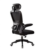 Chaises de bureau de direction de luxe en maille pour meubles ergonomiques adaptatifs à double dossier et soutien lombaire