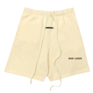 2025 vendita calda pantaloncini sportivi da uomo eleganti in tinta unita con coulisse palestra allenamento Fitness pantaloncini essenziali in Mesh Casual
