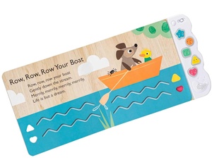 Libro Sonoro Personalizzato con Luci 'Twinkle Little Star' 5 Pulsanti Luminosi Touch and Trace con Canzoni della Nanna in Cartoncino OEM - Product Image 3