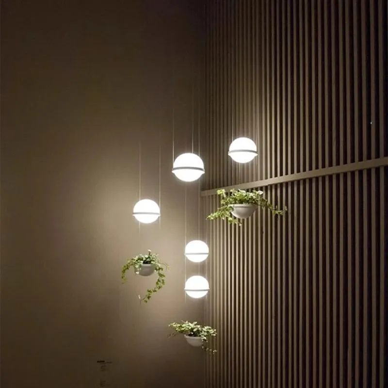 Nordic Planter Chandelier Pendant Lights Lighting Pendant Ball Glass Kitchen Hanging Home for Restaurant Living Lobbyroom Modern