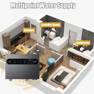 Chauffe-eau instantané 220V-240V 11KW pour douches continues sans réservoir - Product Image 3