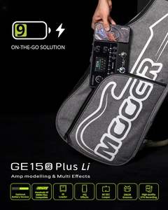Pedal <span class=keywords><strong>de</strong></span> Guitarra MOOER GE150 Plus Li - 198 Presets, 55 Modelos <span class=keywords><strong>de</strong></span> Amplificador, 25 Simulaciones <span class=keywords><strong>de</strong></span> Cabina, 20 Ranuras MNRS, Cargador <span class=keywords><strong>de</strong></span> IR, Looper <span class=keywords><strong>de</strong></span> <span class=keywords><strong>80</strong></span> Segundos, 40 Ritmos <span class=keywords><strong>de</strong></span> Batería, 10 - Product Image 3
