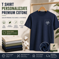 T-shirts personnalisés de qualité supérieure en coton 100% - Col rond - Manches courtes - Impression de logo personnalisé - Broderie - Marque privée - T-shirt pour homme