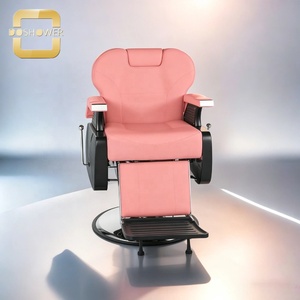 Fauteuil de Barbier Commercial Anti-Rayures avec Repose-Pieds et Support Complet pour Salon de Coiffure et Institut de Beauté - Product Image 2