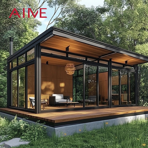 Véranda moderne à toit incliné autoportante en aluminium, serre extérieure en verre pour <span class=keywords><strong>balcon</strong></span>, <span class=keywords><strong>jardin</strong></span> <span class=keywords><strong>d</strong></span>'<span class=keywords><strong>hiver</strong></span> - Product Image 3