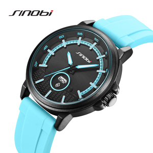 Reloj de Hombre con Correa de Silicona, Deportivo, Multifuncional, de Cuarzo, Luminoso, con Calendario, de Alta Gama, al por Mayor - Product Image 1