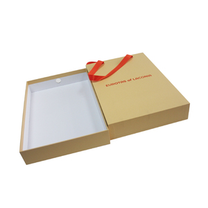 Nhà sản xuất trượt cứng nhắc giấy trắng ngăn kéo hộp đồ trang sức bao bì các tông với xử lý - Product Image 4