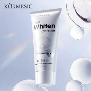 KORMESIC Marque Privée Vente en Gros 100g Nettoyant Visage Éclaircissant à la Glycérine Perle Éclatante Hydratant Équilibrant le Sébum - Product Image 1