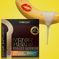 Cápsulas para la Erección del Pene para Hombres Adultos, Extractos de Epimedium, Maca y Cistanche para Mejorar la Función Sexual y el Control de la Energía - 8 Cápsulas