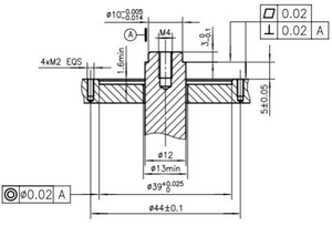HYXL-BMQ01 mã hóa cảm ứng tuyệt đối 18 bit IP67 cảm biến góc trục không tiếp xúc độ chính xác cao SSI RS-422 nền tảng servo Gimbal - Product Image 5