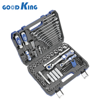 Good King 72 dientes Bluek Case 72 piezas 1/2 "3/8" 1/4 "pulgadas Juego de herramientas de reparación automotriz mecánica Caja de Herramientas 17201
