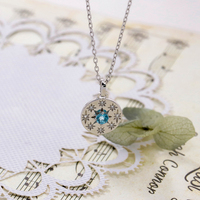 Collier pendentif en apatite étoile ronde géométrique plaqué or 14 carats en argent sterling 925