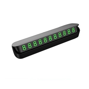 Support <span class=keywords><strong>de</strong></span> <span class=keywords><strong>téléphone</strong></span> en plastique personnalisé, <span class=keywords><strong>numéro</strong></span> <span class=keywords><strong>de</strong></span> <span class=keywords><strong>téléphone</strong></span> lumineux, carte <span class=keywords><strong>de</strong></span> stationnement temporaire pour voiture, pour la promotion - Product Image 4