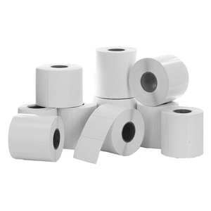 Papier d'étiquettes thermiques fantaisie, 20 à 100 rouleaux, autocollants, pour impression logistique express, blanc, 0,07 mm - Product Image 1