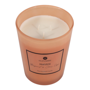 Candela Profumata ELEVARRE Haven 31oz al Bergamotto e Salvia Sclarea in Barattolo - Product Image 3