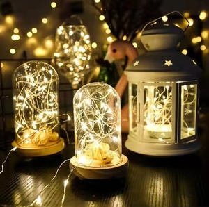 Yuyang Christmas Battery Powered Mini Copper Wire Led String <b>Light</b> Decorative Led fairy Silver Starry <b>Garland</b> String <b>Lights</b> - Product Image 2
