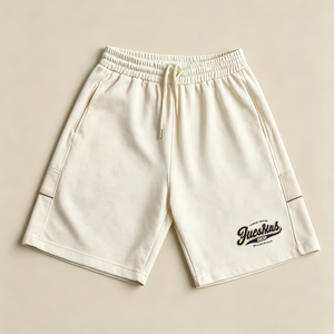 Pantalones Cortos Deportivos Blancos para Hombre, con Logotipo Bordado, Cintura con Cordón, Pantalones Casuales de Verano para Pedidos al por Mayor - Product Image 1