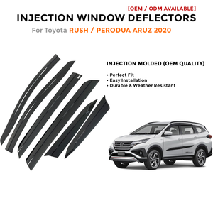 Deflectores de Ventana Laterales para Toyota LC200 2008-2019 Protector de Lluvia Accesorios de Coche - Product Image 2