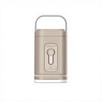 Pompe à air gonflable compacte et portable pour extérieur, éclairage intégré, mini gonfleur sans fil ABS, exclusivité transfrontalière