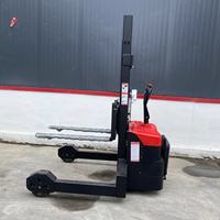 Chariot élévateur à palettes électrique 1,5T avec batterie au lithium, chariot élévateur compact pour entrepôt