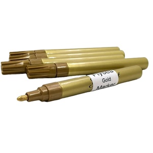 Giá Tốt Viết Bất Kỳ Bề Mặt Vàng Kim Loại Vĩnh Viễn Bút Acrylic Sơn Marker Set - Product Image 1