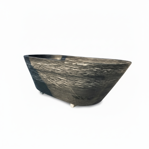 Bañera independiente de piedra de superficie sólida de lujo | Bañera ovalada moderna para proyectos de spa y hotel de baño - Product Image 1