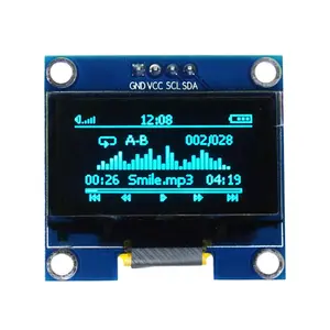 Manifattura diretta da 1.3 pollici display 128x64 oled bianco 4 pin i2c