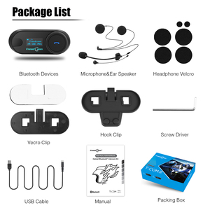 Freedconn Tcom SC 2 Để 3 tay đua 1000M chạy Bộ quay số Loa mic Bluetooth Tai nghe Interphone nhóm intercom cho xe máy Mũ bảo hiểm - Product Image 6