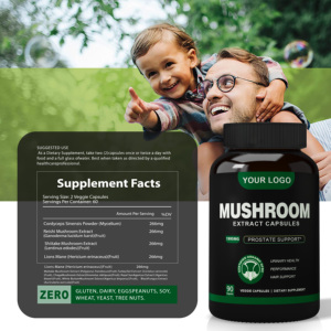 แคปซูลเห็ดแผงคอสิงโตแบบออร์แกนิกผงสกัดจากเห็ดมีตราสินค้าเฉพาะ - Product Image 6