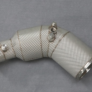 ท่อดาวน์ไปป์สำหรับ Audi RS4 B8 RS5 B9 2.9T ปี 2019-2024 ท่อไอเสียแบบสปอร์ตพร้อมแผ่นกันความร้อนสำหรับใช้งานบนถนน - Product Image 4