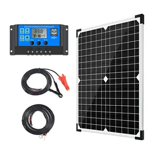 High Quality Monocrystalline Silicon Pv Panel Small Mini Solar Panel 10w 20w 30w 40w 50w 60w 120w 150w 12V Solar Power Panels